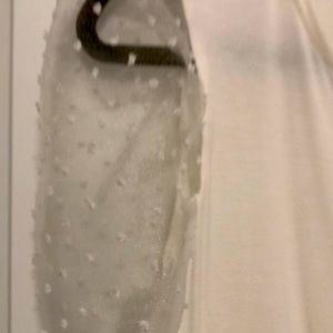 White teeeith lace sleeves